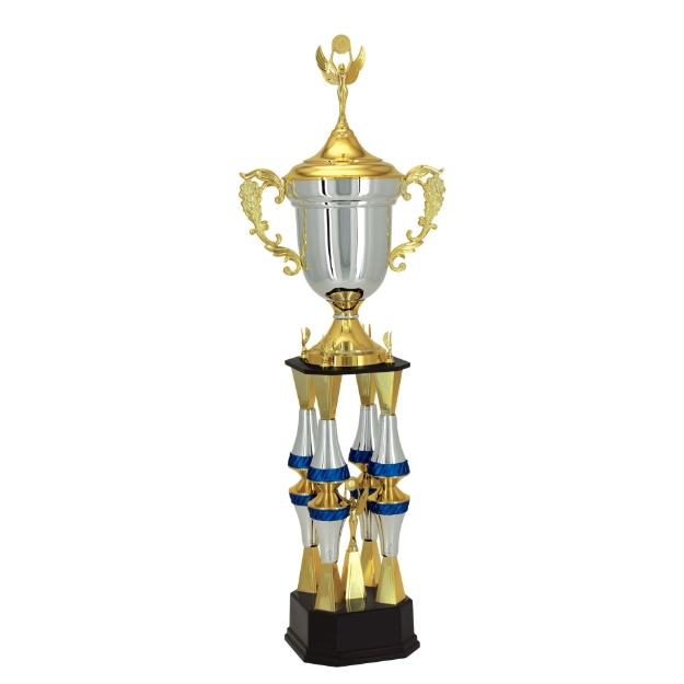 Imagem de TROFÉU GRANDE EM POLÍMERO METALIZADO - 100102-AZE