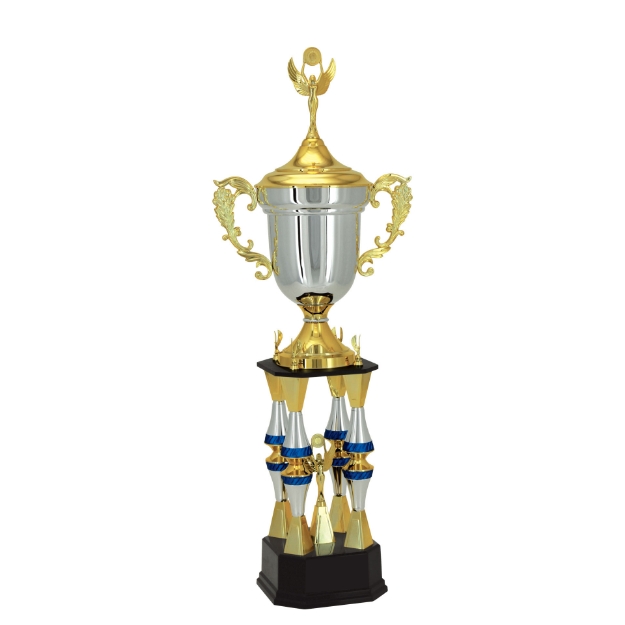 Imagem de TROFÉU GRANDE EM POLÍMERO METALIZADO - 100103-AZE