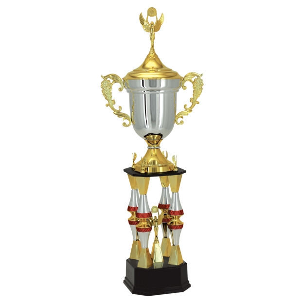 Imagem de TROFÉU GRANDE EM POLÍMERO METALIZADO - 100103-VM