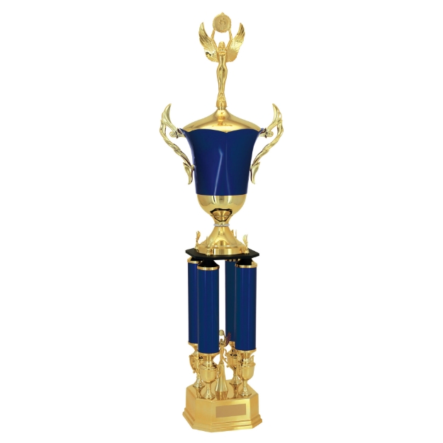Imagem de TROFÉU GRANDE EM POLIMERO METALIZADO - 200571-AZRF