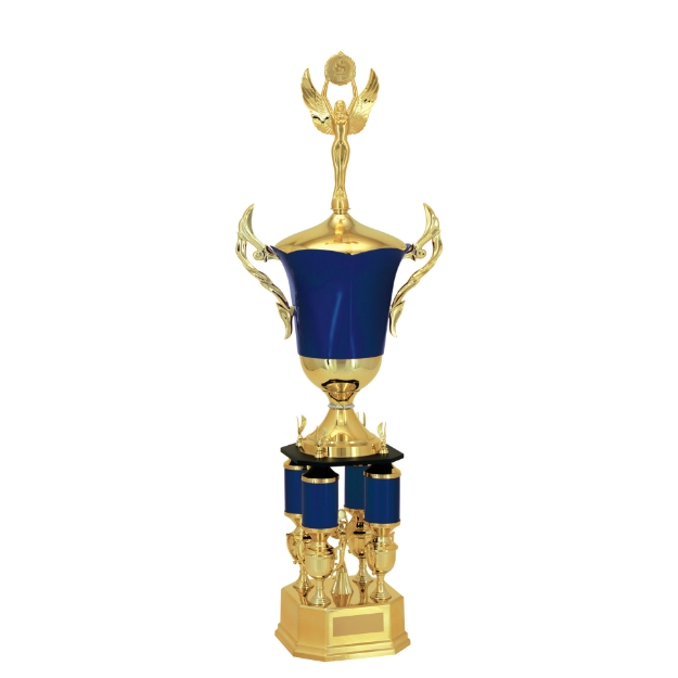 Imagem de TROFÉU GRANDE EM POLIMERO METALIZADO - 200573-AZRF