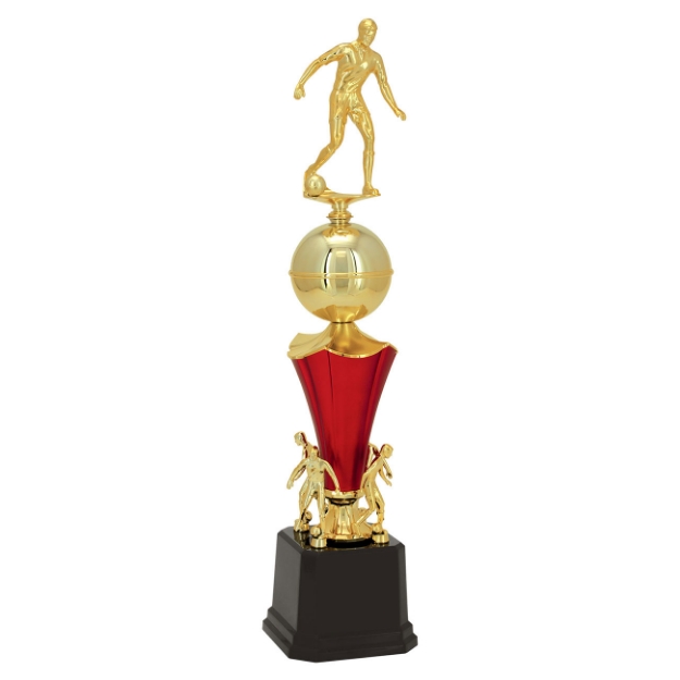 Imagem de TROFÉU MÉDIO PARA FUTEBOL EM POLÍMERO METALIZADO - 301261-VMFA