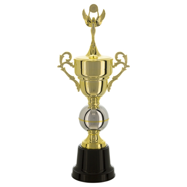 Imagem de TROFÉU MÉDIO TAÇA EM POLÍMERO METALIZADO - 80 CM - 300431-PD