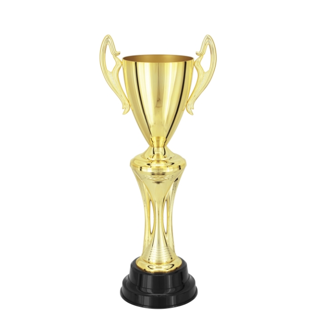 Imagem de TROFÉU MÉDIO TAÇA  ABERTA EM POLÍMERO METALIZADO - 68 CM - 300587-DO