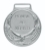 Imagem de MEDALHA PEQUENA METALIZADA NA COR PRATA DETALHE DE ÁGUIA - 39000-AZ-P