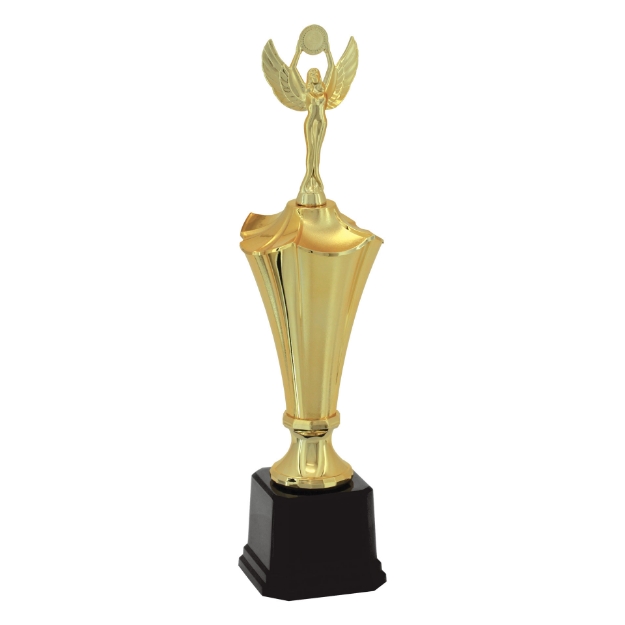 Imagem de TROFÉU MÉDIO EM POLÍMERO METALIZADO - 46 CM - 400813-DO