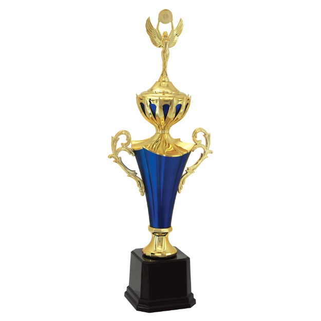 Imagem de TROFÉU MÉDIO TAÇA EM POLÍMERO METALIZADO - 81 CM - 400851-AZFA