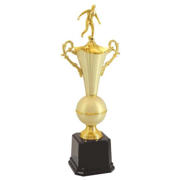 Imagem de TROFÉU MÉDIO TAÇA EM POLÍMERO METALIZADO - 83 CM - 401021-DOT