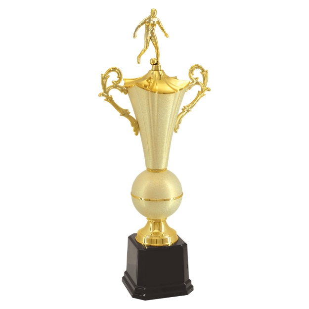 Imagem de TROFÉU MÉDIO TAÇA EM POLÍMERO METALIZADO - 76 CM - 401022-DOT