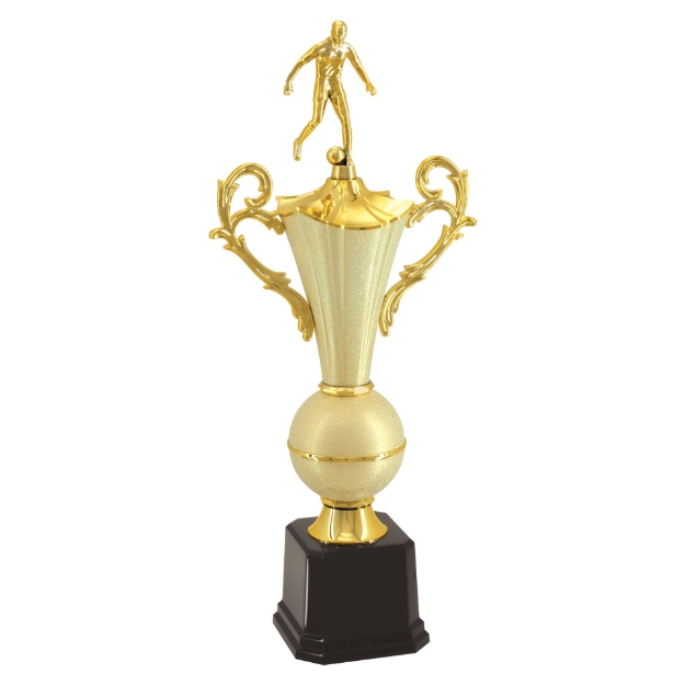 Imagem de TROFÉU MÉDIO TAÇA EM POLÍMERO METALIZADO - 64 CM - 401023-DOT