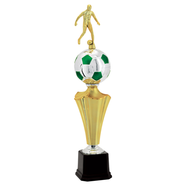 Imagem de TROFÉU MÉDIO PARA FUTEBOL EM POLÍMERO METALIZADO - 66 CM - 401172-PVR