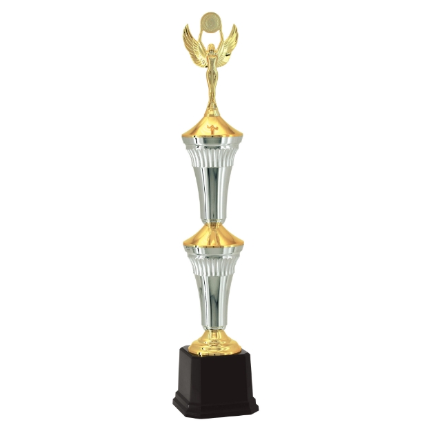 Imagem de TROFÉU MÉDIO EM POLÍMERO METALIZADO - 75 CM - 401371-PD