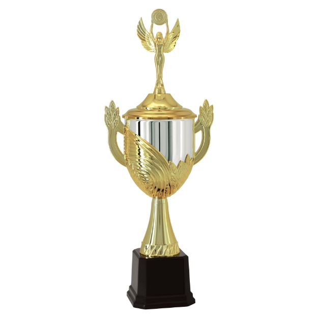 Imagem de TROFÉU MÉDIO TAÇA EM POLÍMERO METALIZADO - 57 CM - 401472-PD