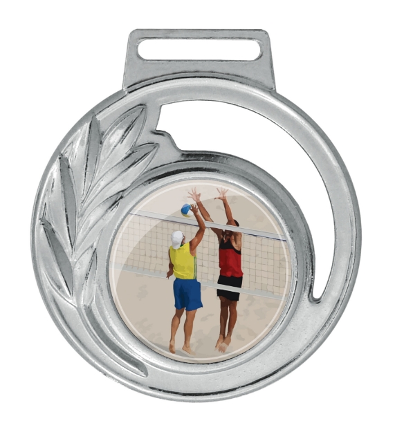 Imagem de MEDALHA PEQUENA METALIZADA NA COR PRATA - 44000-AZ-P