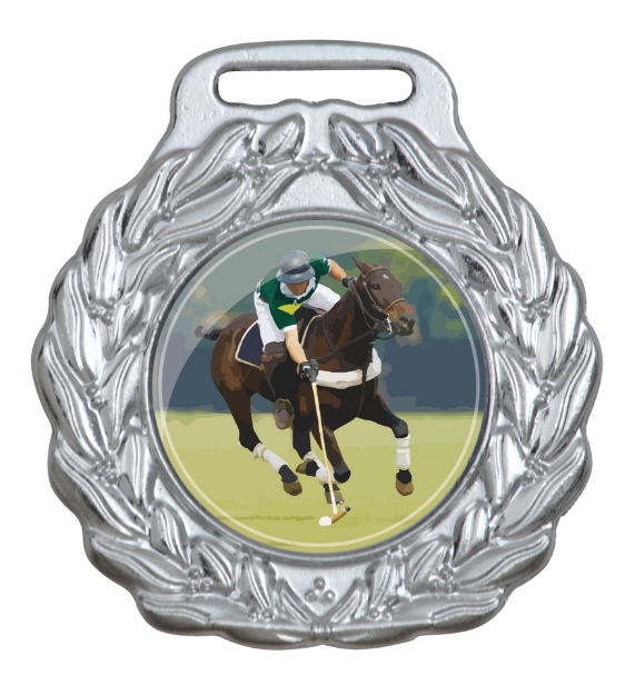 Imagem de MEDALHA PEQUENA METALIZADA NA COR PRATA - 45000-AZ-P