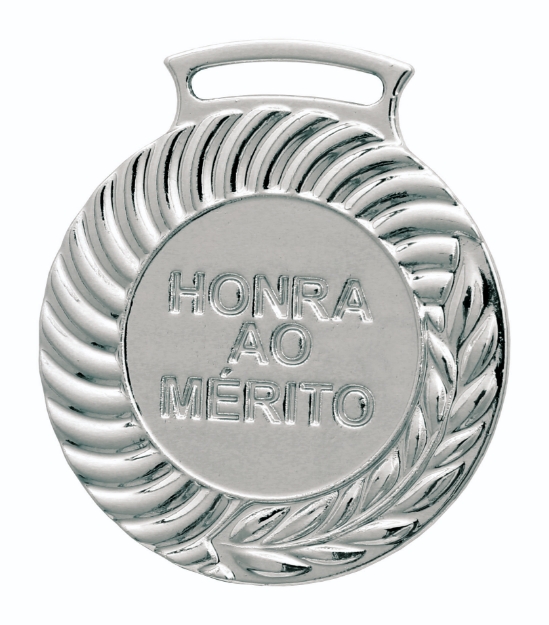 Imagem de MEDALHA PEQUENA METALIZADA NA COR PRATA - 46000-AZ-P