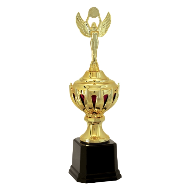 Imagem de TROFÉU PEQUENO EM POLÍMERO METALIZADO - 36 CM - 500843-VM
