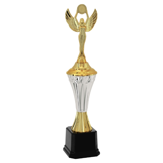 Imagem de TROFÉU PEQUENO EM POLÍMERO METALIZADO - 36 CM - 501112-PD