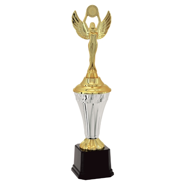 Imagem de TROFÉU PEQUENO EM POLÍMERO METALIZADO - 32 CM - 501113-PD