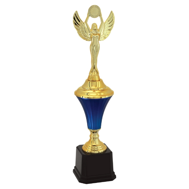 Imagem de TROFÉU PEQUENO EM POLÍMERO METALIZADO - 32 CM - 501163-AZFA