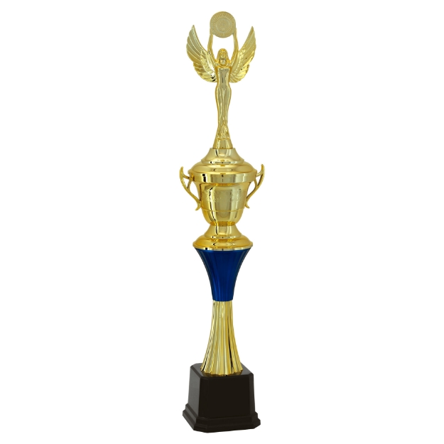 Imagem de TROFÉU TAÇA PEQUENO EM POLÍMERO METALIZADO - 50 CM - 501291-AZFA