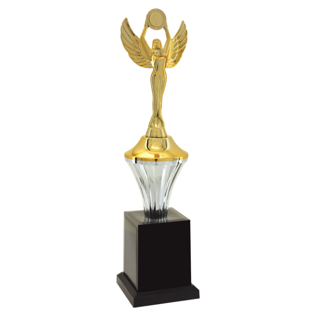 Imagem de TROFÉU PEQUENO EM POLÍMERO METALIZADO - 31 CM - 501361-PD