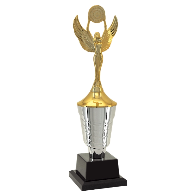 Imagem de TROFÉU PEQUENO EM POLÍMERO METALIZADO - 31 CM - 501393-PD