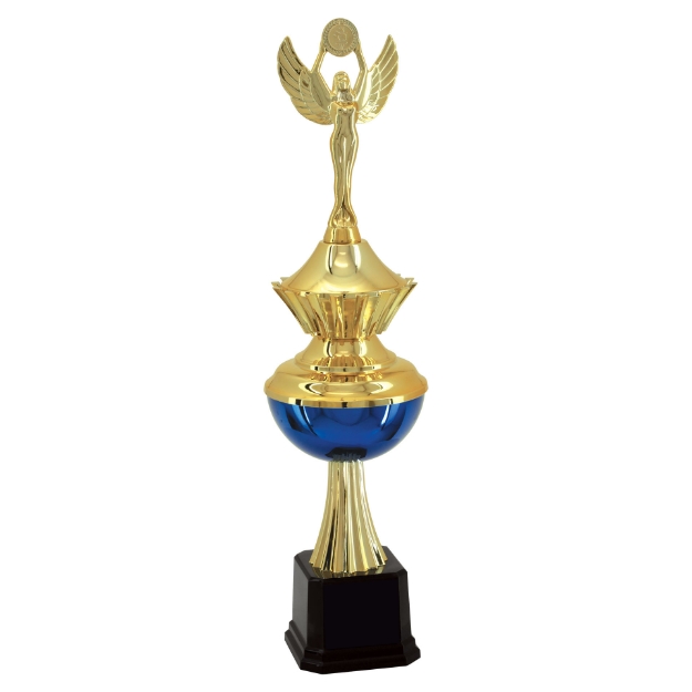 Imagem de TROFÉU PEQUENO EM POLÍMERO METALIZADO - 40 CM - 501402-AZE