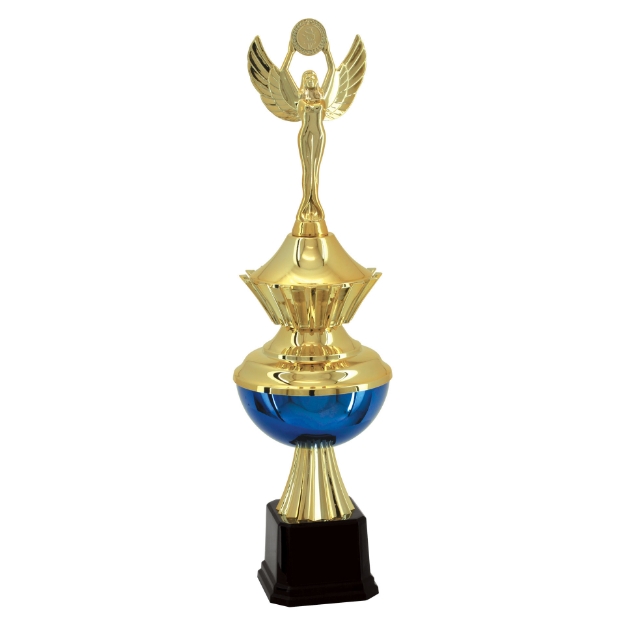 Imagem de TROFÉU PEQUENO EM POLÍMERO METALIZADO - 37 CM - 501403-AZE