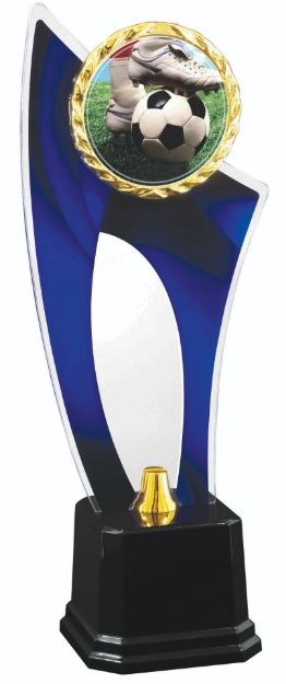 Imagem de TROFÉU COM PLACA DE ACRÍLICO E RAMO PERSONALIZÁVEL
