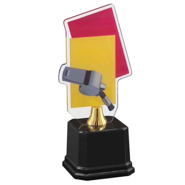 Imagem de TROFÉU PARA ARBITRAGEM COM PLACA DE ACRÍLICO - 502150-DO-AR