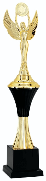 Imagem de TROFÉU PEQUENO EM POLÍMERO METALIZADO - 38 CM - 502082-PT