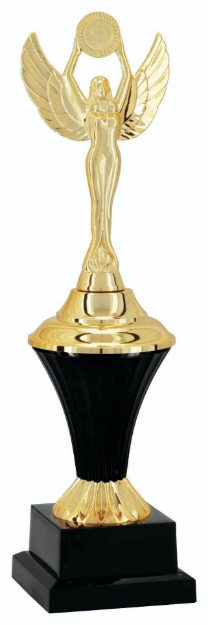 Imagem de TROFÉU PEQUENO EM POLÍMERO METALIZADO - 28 CM - 502083-PT