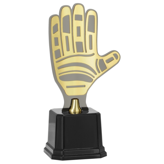 Imagem de TROFÉU PARA MELHOR GOLEIRO EM ACRÍLICO - 502120-DO-LUVA
