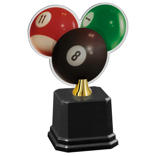 Imagem de TROFÉU PREMIAÇÃO DE SINUCA EM ACRÍLICO - 502150-DO-SN