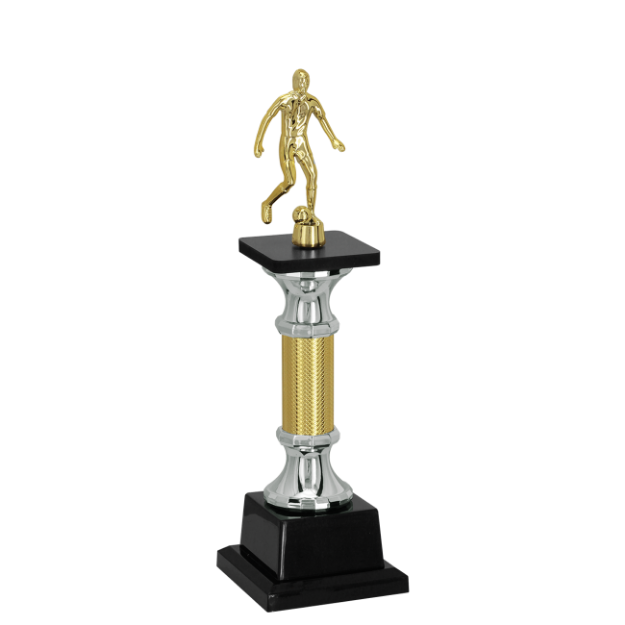 Imagem de TROFÉU PEQUENO EM POLÍMERO METALIZADO - 37 CM - 502193-PD