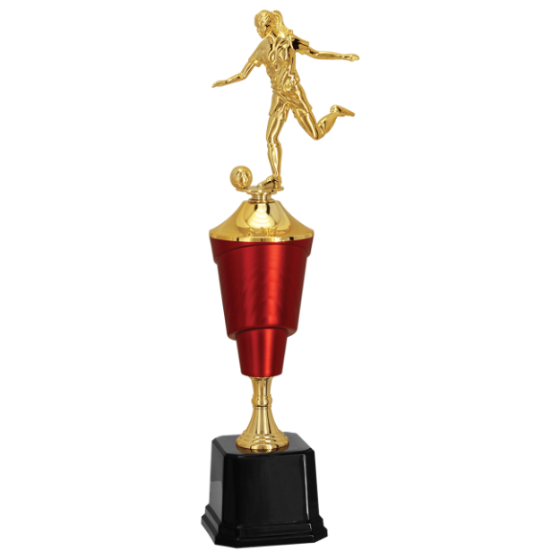Imagem de TROFÉU PEQUENO EM POLÍMERO METALIZADO - 46 CM - 502251-VMFA