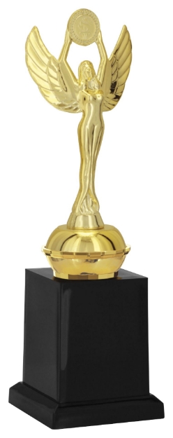Imagem de TROFÉU BASE PARA TODAS AS MODALIDADES- 25 CM - COLOQUE A ESTATUETAS DESEJADA -  600031-DO