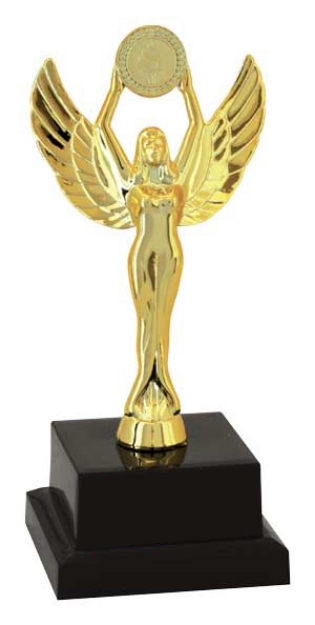 Imagem de TROFÉU PARA HOMENAGEM VITÓRIA - 18 CM - 600050-DO