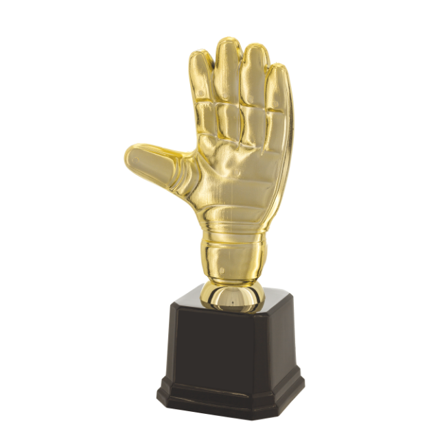 Imagem de TROFÉU PARA DESTAQUE GOLEIRO / LUVA - 28 CM - 600320-DO