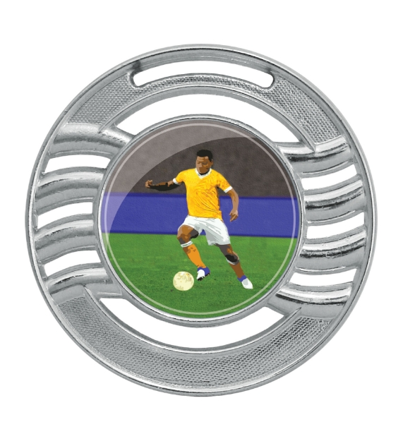 Imagem de MEDALHA GRANDE METALIZADA NA COR PRATA - 65000-AZ-P