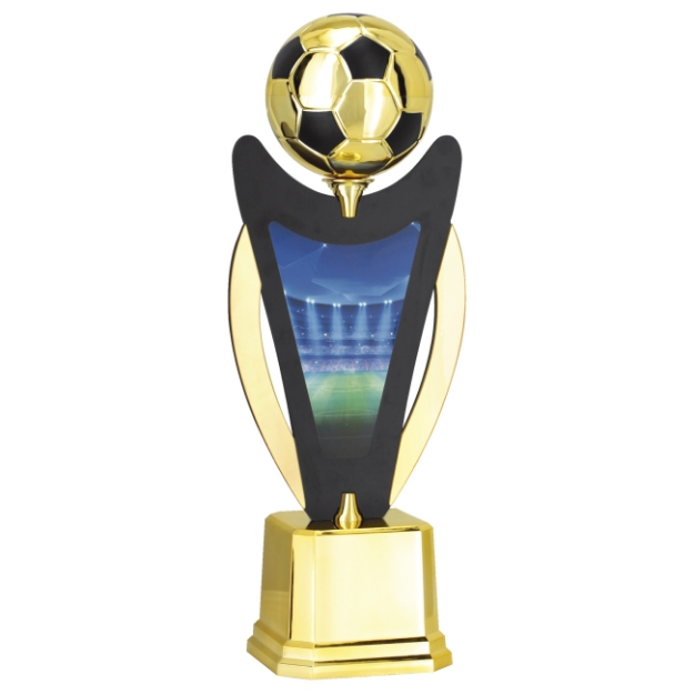 Imagem de TROFÉU PARA FUTEBOL COM PLACA DE MDF PERSONALIZÁVEL - PLM-171-DPT-FT