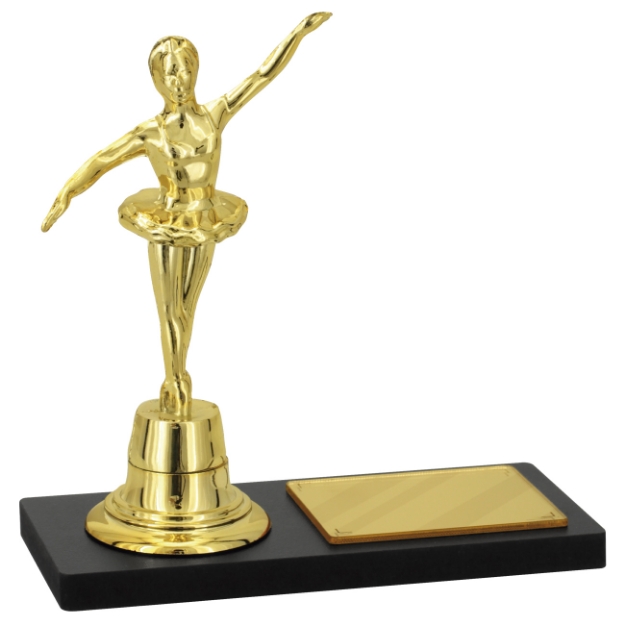 Imagem de TROFÉU PARA RECONHECIMENTO DE BALÉ COM BASE DE MDF 