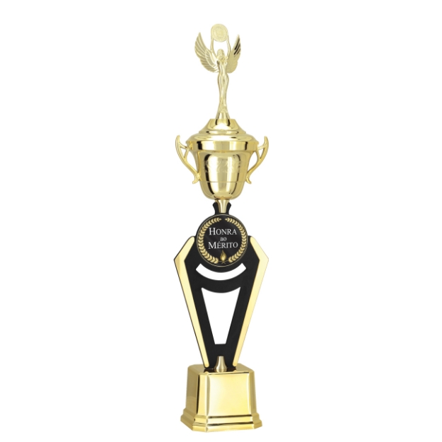 Imagem de TROFÉU COM PLACA DE MDF E INSERTO DE ACRÍLICO PERSONALIZÁVEL - PLM-142-HO