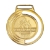 Imagem de MEDALHA PEQUENA METALIZADA NA COR DOURADA DETALHE DE TOCHA OLÍMPICA - 40000-AZ-D