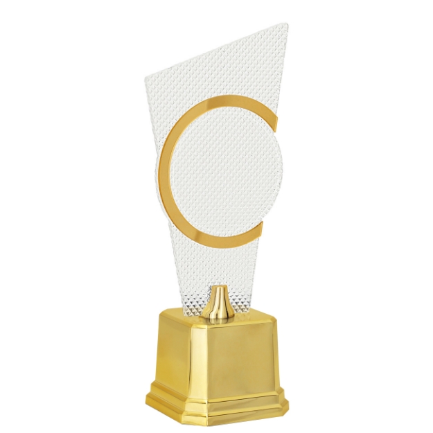 Imagem de TROFÉU COM PLACA DE ACRÍLICO COM EFEITO PRISMA E ESPAÇO PARA PERSONALIZAÇÃO - 502292-DO