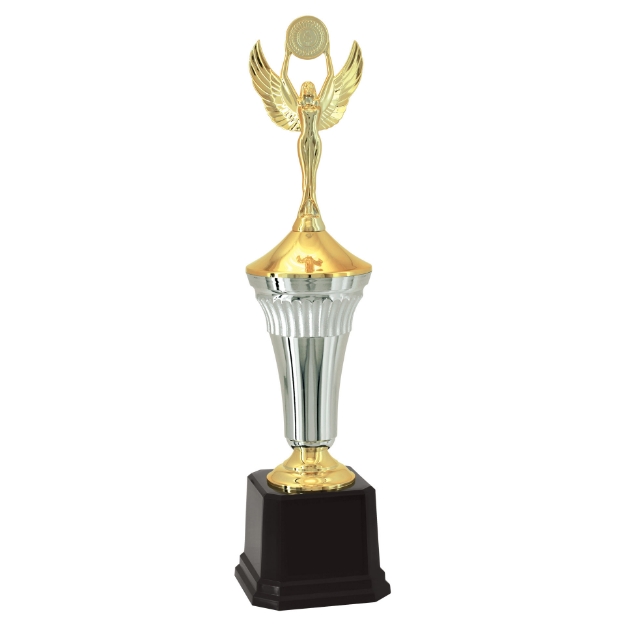 Imagem de TROFÉU MÉDIO EM POLÍMERO METALIZADO - 53 CM - 401391-PD