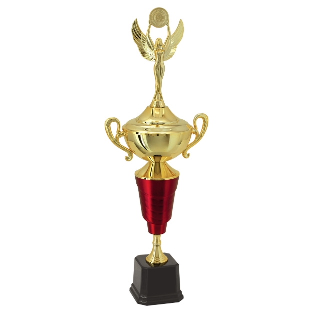 Imagem de TROFÉU MÉDIO TAÇA EM POLÍMERO METALIZADO - 60 CM - 401511-VMFA