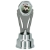 Imagem de TROFÉU COM PLACA DE ACRÍLICO E RAMO METÁLICO PARA PERSONALIZAÇÃO NA COR PRATA - 502270-PR