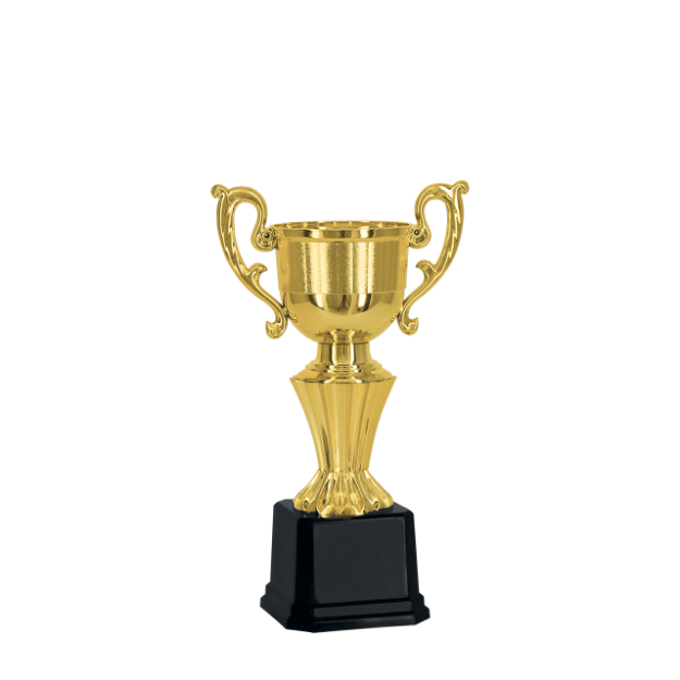 Imagem de TROFÉU PEQUENO EM POLÍMERO METALIZADO - 21 CM - 503067-DO